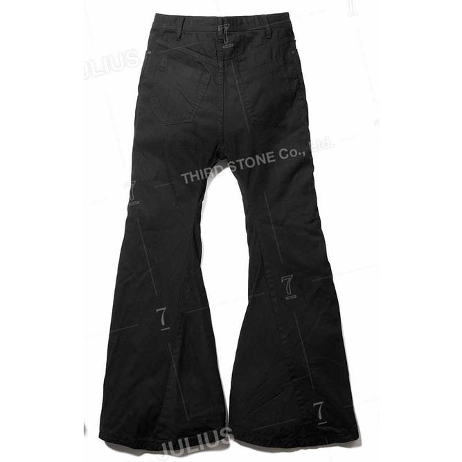 JULIUS JULIUS・ユリウス/8oz DENIM TROUSERS1/BLACK : OFFSIDE - 通販