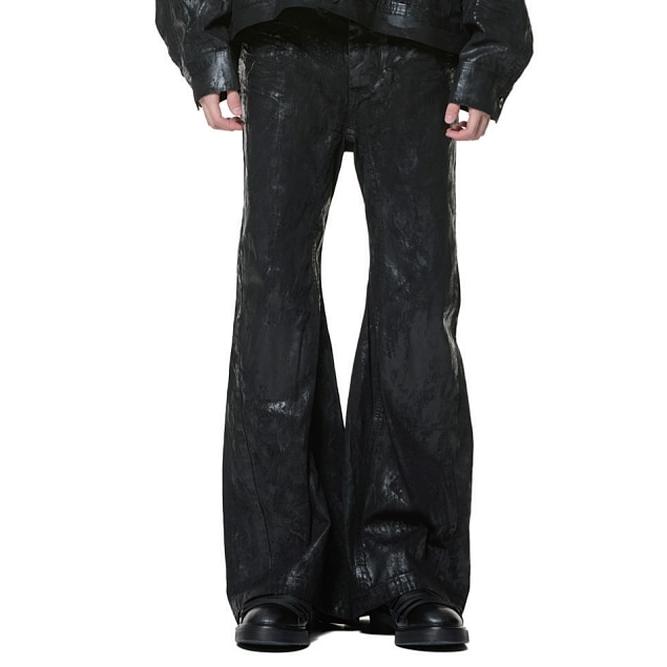 JULIUS JULIUS・ユリウス/8oz DENIM TROUSERS1/LUSTER BLACK : OFFSIDE