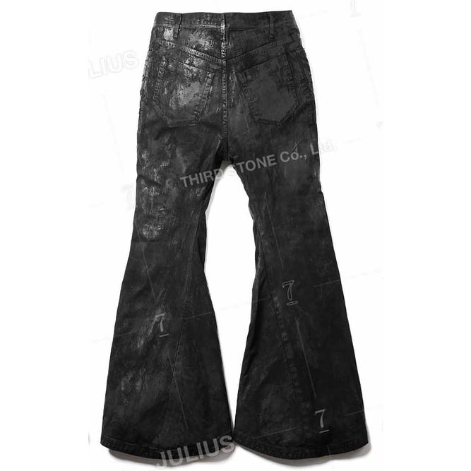 JULIUS JULIUS・ユリウス/8oz DENIM TROUSERS1/LUSTER BLACK : OFFSIDE