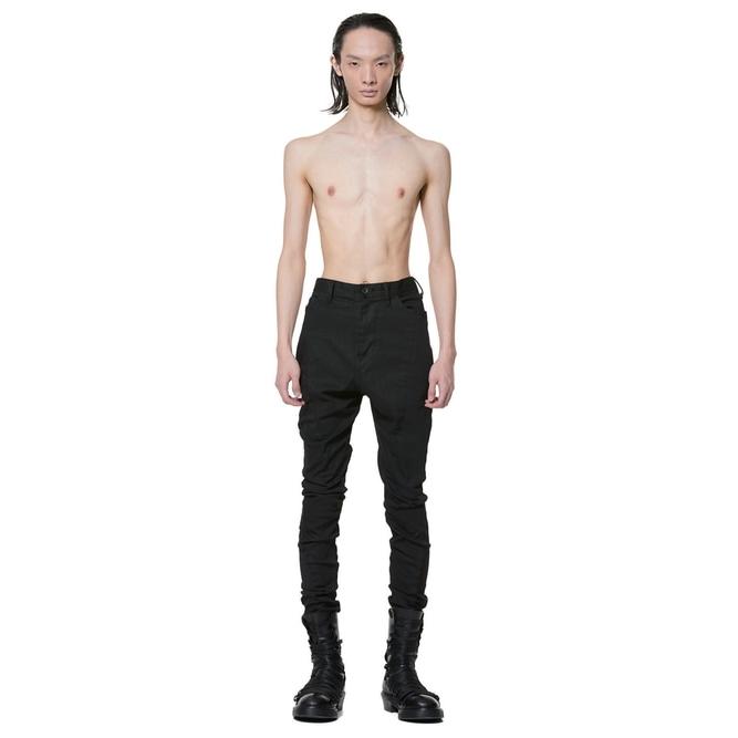 JULIUS・ユリウス/10.5oz STRETCH DENIM TROUSERS10/BLACKの画像