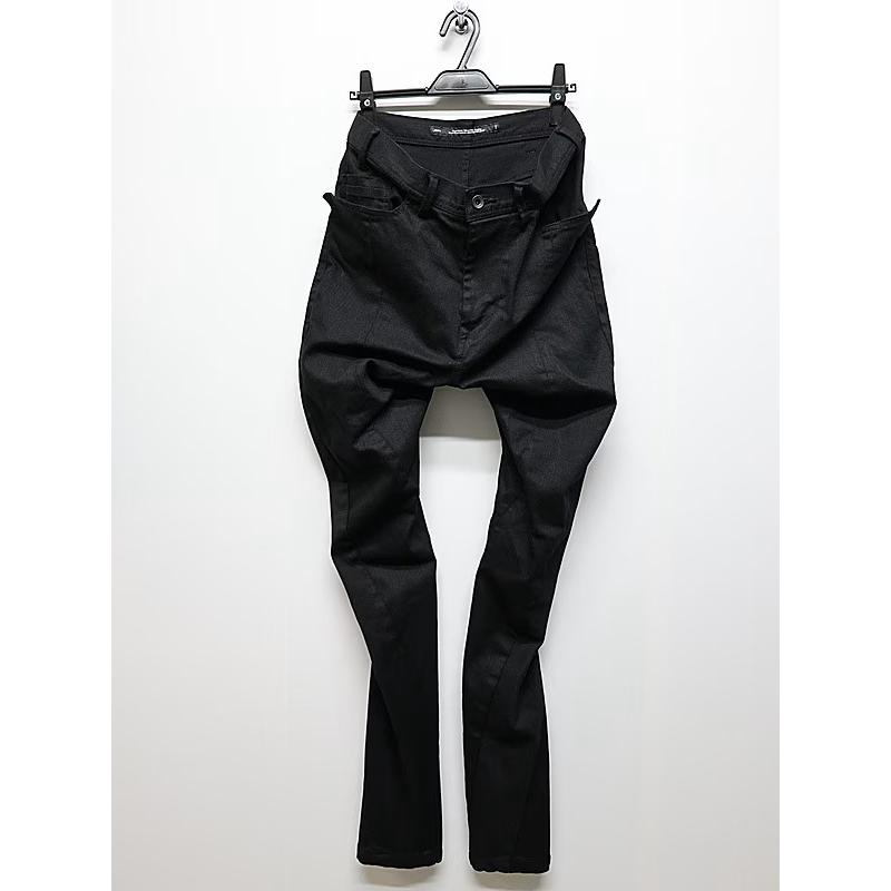 JULIUS・ユリウス/10.5oz STRETCH DENIM TROUSERS10/BLACKの画像
