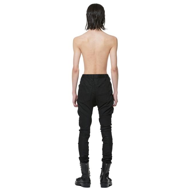 JULIUS・ユリウス/10.5oz STRETCH DENIM TROUSERS10/BLACKの画像