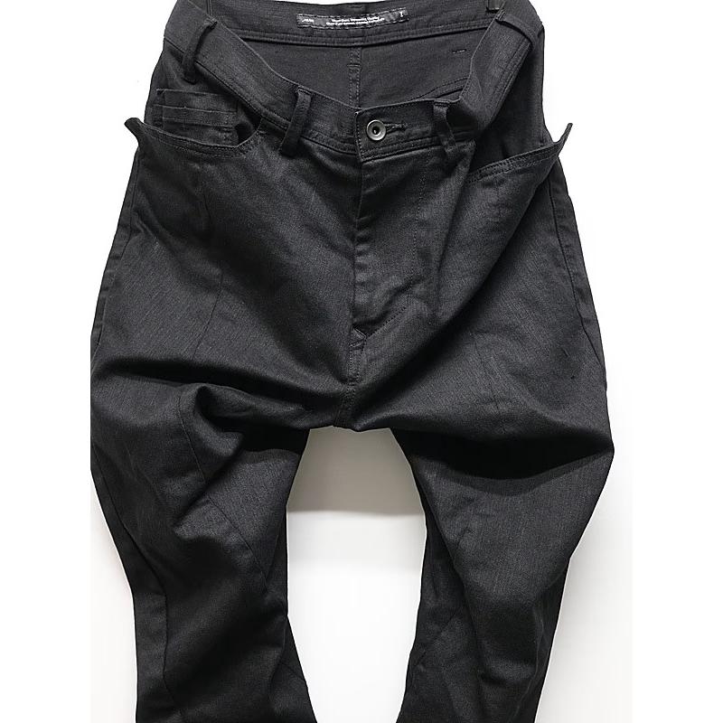 JULIUS・ユリウス/10.5oz STRETCH DENIM TROUSERS10/BLACKの画像