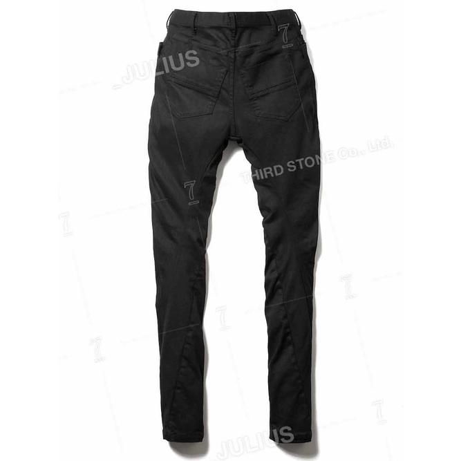 JULIUS・ユリウス/10.5oz STRETCH DENIM TROUSERS10/BLACKの画像