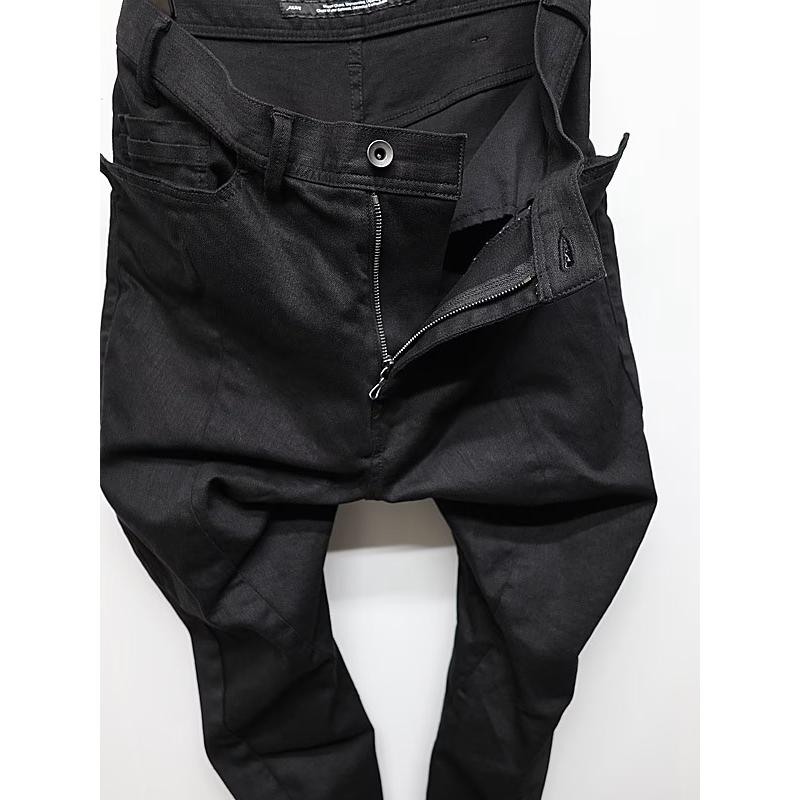 JULIUS・ユリウス/10.5oz STRETCH DENIM TROUSERS10/BLACKの画像