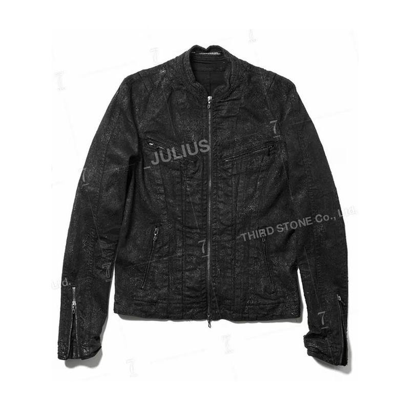 (予約品)9〜10月入荷予定/JULIUS・ユリウス/10.5oz STRETCH DENIM BLOUSON7/BLACK | JULIUS