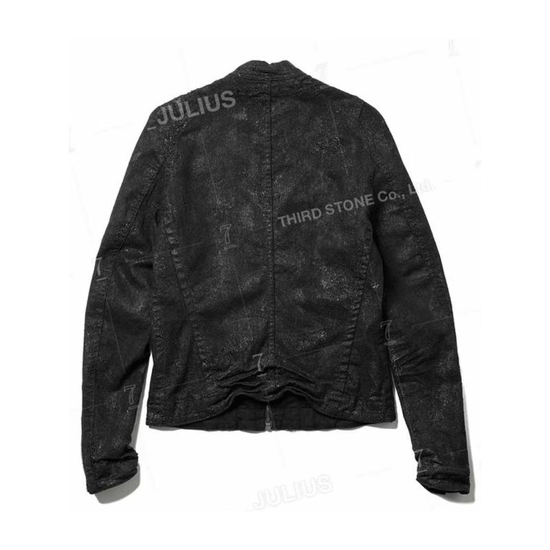 (予約品)9〜10月入荷予定/JULIUS・ユリウス/10.5oz STRETCH DENIM BLOUSON7/BLACK | JULIUS | 01