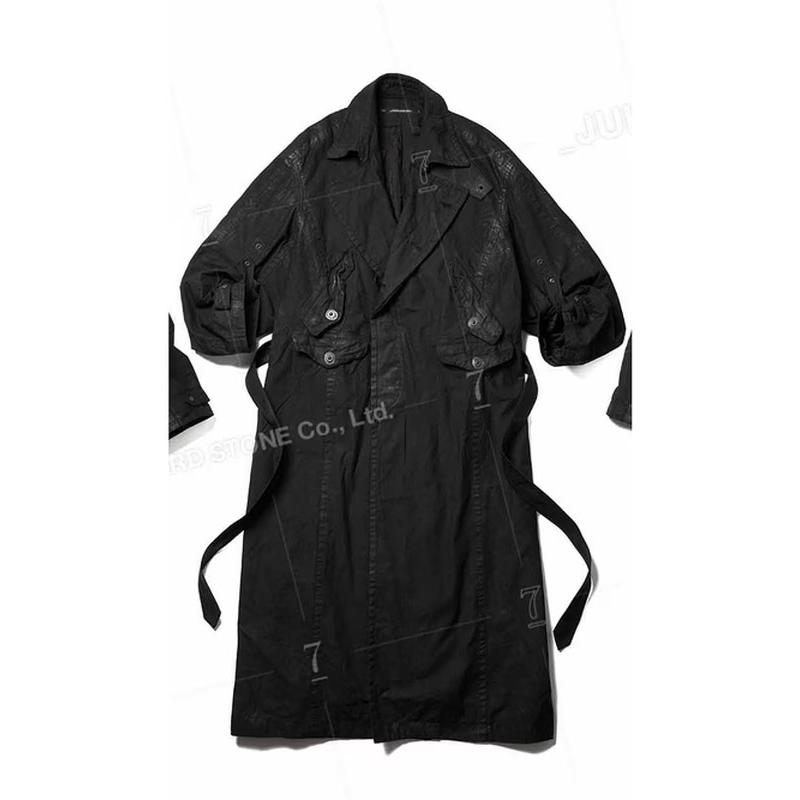 (予約品)8~9月入荷予定/JULIUS・ユリウス/COTTON BACK SATIN/BLACK | JULIUS | 01