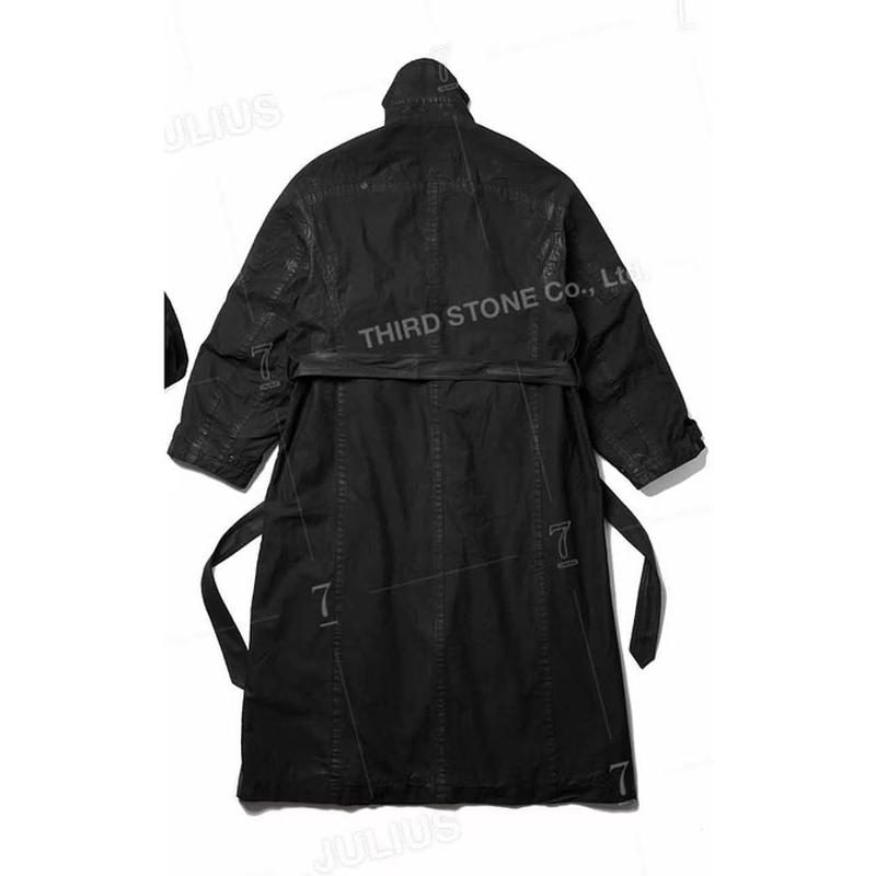 (予約品)8~9月入荷予定/JULIUS・ユリウス/COTTON BACK SATIN/BLACK | JULIUS | 02