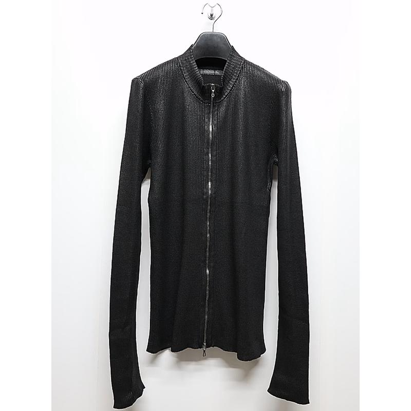 JULIUS JULIUS・ユリウス/COTTON YARN KNIT1/BLACK : OFFSIDE - 通販