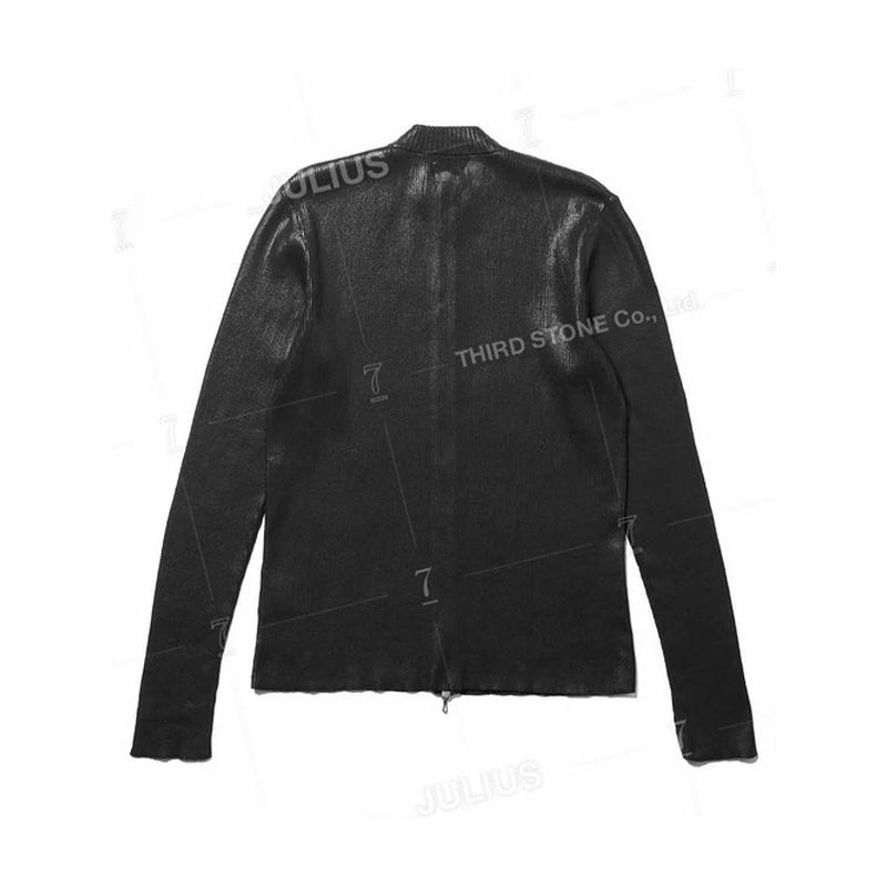 JULIUS JULIUS・ユリウス/COTTON YARN KNIT1/BLACK : OFFSIDE - 通販