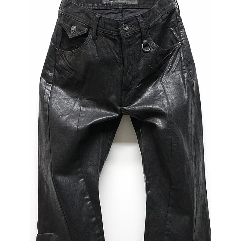 JULIUS JULIUS・ユリウス/12oz DENIM TROUSERS12/BLACK : OFFSIDE