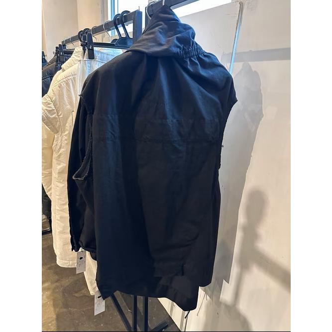(予約品)8〜9月入荷予定/JULIUS・ユリウス/COTTON/NYLON TWILL SHIRT2/BLACK | JULIUS | 04