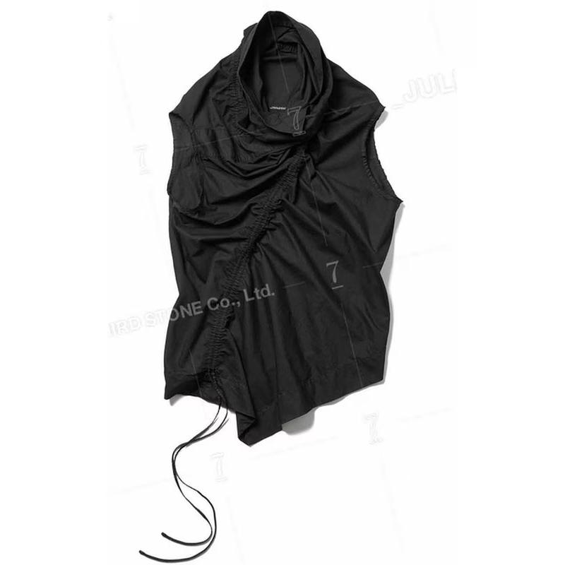 (予約品)8〜9月入荷予定/JULIUS・ユリウス/COTTON/NYLON TWILL SHIRT2/BLACK | JULIUS | 01