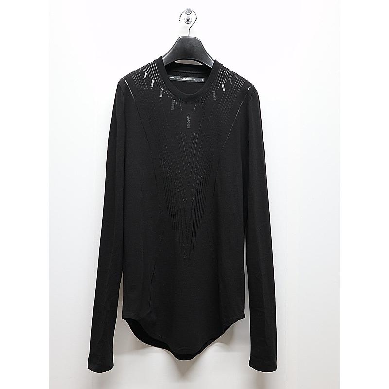 JULIUS・ユリウス/COTTON DRY JERSEY CUT & SEWN2/BLACK | JULIUS