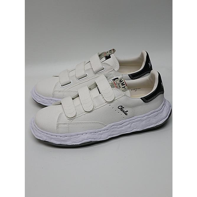Maison MIHARA YASUHIRO・CHARLES/original sole canvas sneakers/WHTの画像