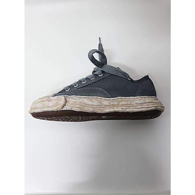 Maison MIHARA YASUHIRO・ PETERSON 23 LOW/original sole canvas garment dye Low-Top sneakers/BLK｜offside｜07