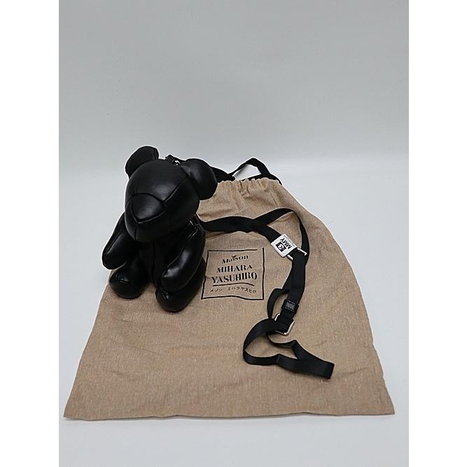 Maison MIHARA YASUHIRO・SHEEP SKIN DOLLS BEAR MINIMINI BAG/BLK | MAISON MIHARA YASUHIRO | 07