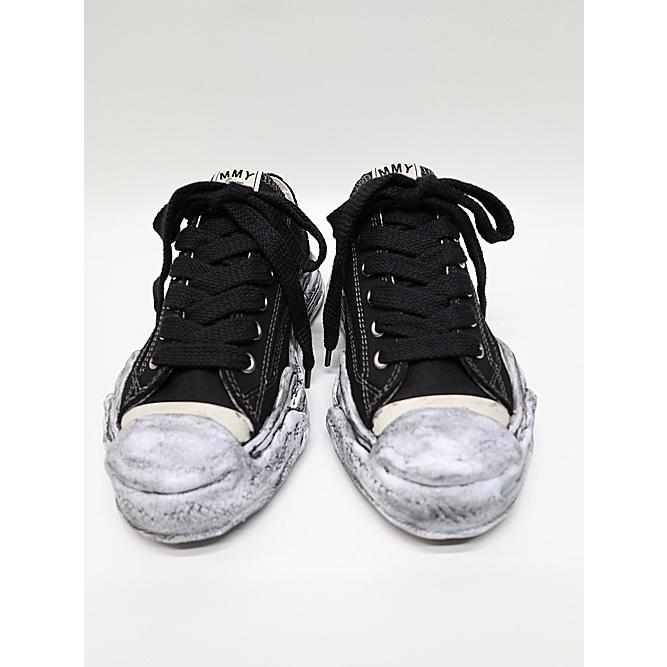 Maison MIHARA YASUHIRO・HANK low Original Sole Canvas garment dye Low-Top sneakers/BLKの画像