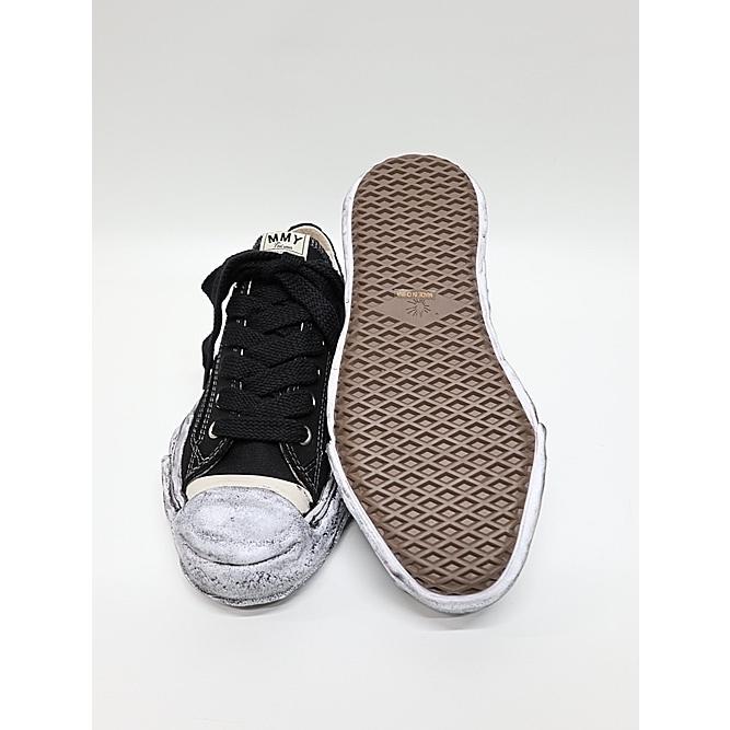 Maison MIHARA YASUHIRO・HANK low Original Sole Canvas garment dye Low-Top sneakers/BLKの画像