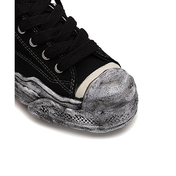 Maison MIHARA YASUHIRO・HANK low Original Sole Canvas garment dye Low-Top sneakers/BLKの画像
