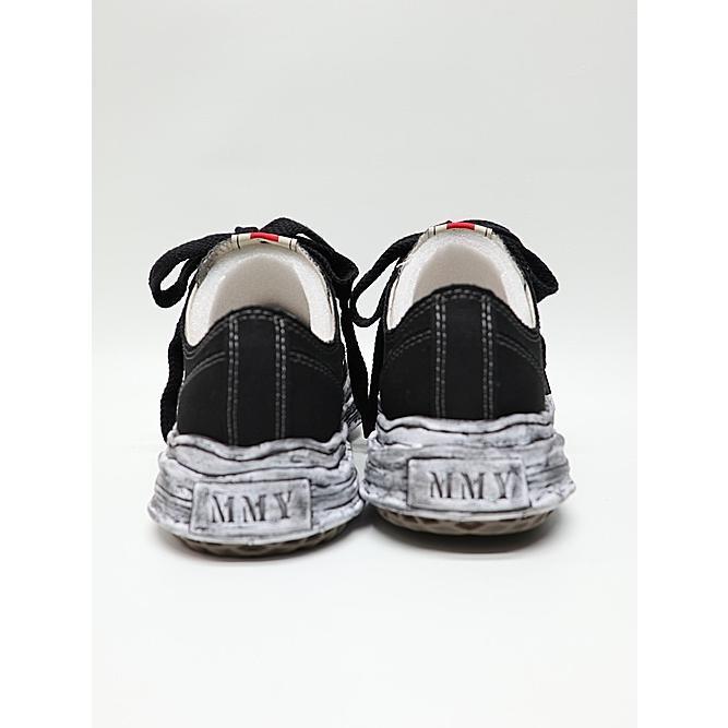 Maison MIHARA YASUHIRO・HANK low Original Sole Canvas garment dye Low-Top sneakers/BLKの画像