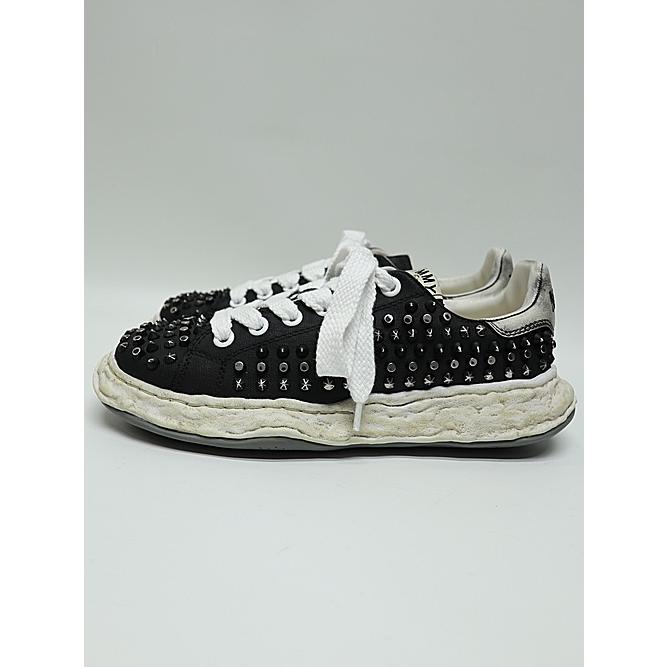 Maison MIHARA YASUHIRO・CHARLES original sole studded canvas Low-Top sneakers/BLKの画像
