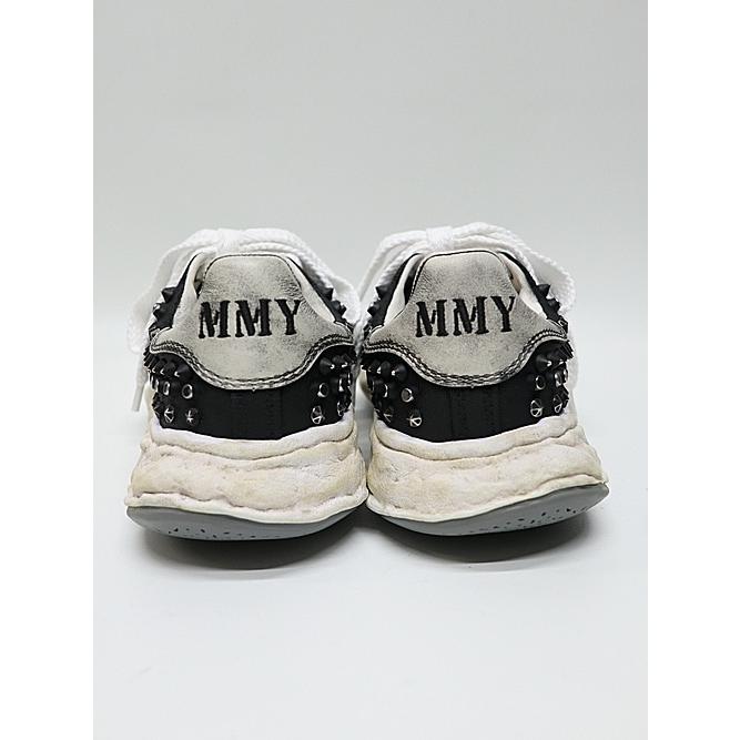Maison MIHARA YASUHIRO・CHARLES original sole studded canvas Low-Top sneakers/BLKの画像