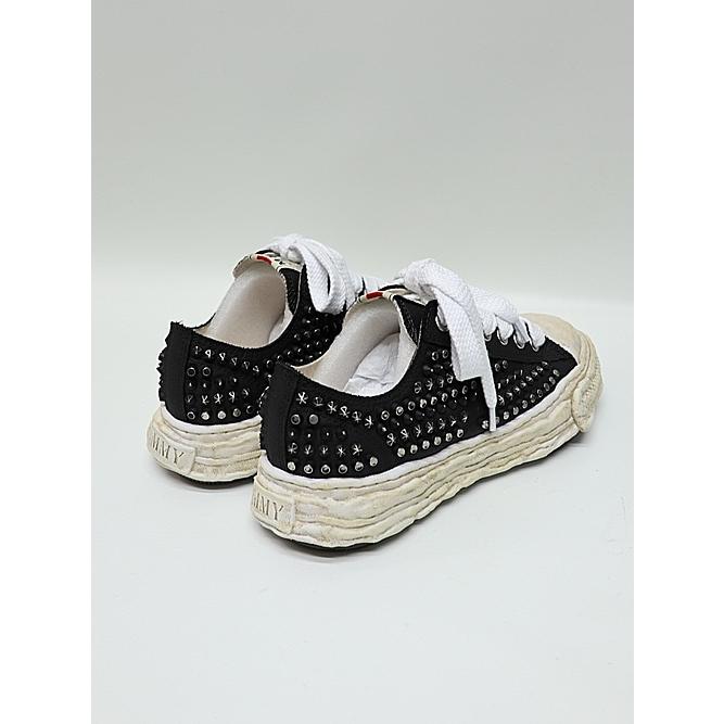 Maison MIHARA YASUHIRO・PETERSON 23 /Original Sole Studded Paint Canvas Low-Top Sneaker/BLACK | MAISON MIHARA YASUHIRO | 05