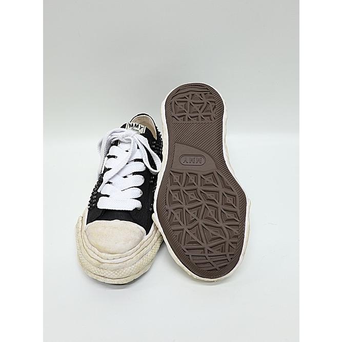 Maison MIHARA YASUHIRO・PETERSON 23 /Original Sole Studded Paint Canvas Low-Top Sneaker/BLACK | MAISON MIHARA YASUHIRO | 08