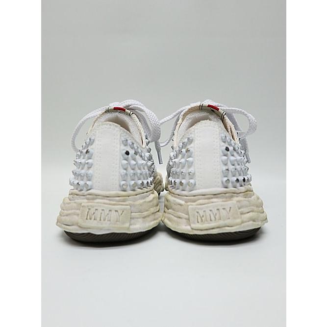 Maison MIHARA YASUHIRO・PETERSON 23 /Original Sole Studded Paint Canvas Low-Top Sneaker/WHITEの画像