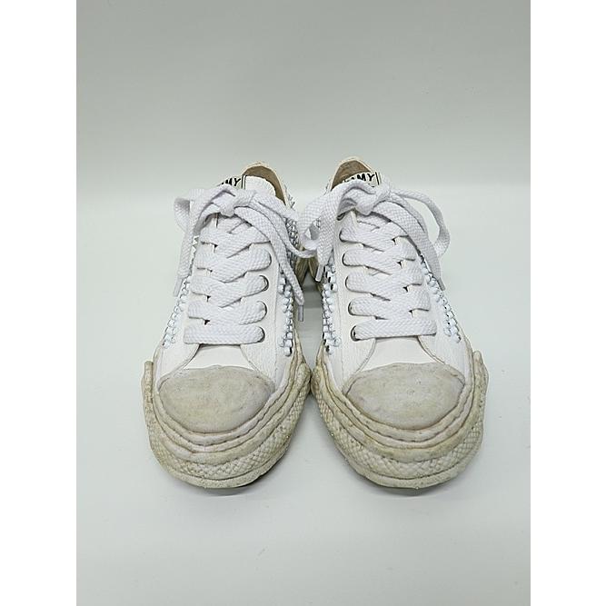 Maison MIHARA YASUHIRO・PETERSON 23 /Original Sole Studded Paint Canvas Low-Top Sneaker/WHITEの画像