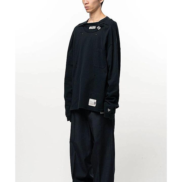 Maison MIHARA YASUHIRO・メゾン ミハラヤスヒロ/Jersey Stitch THERMAL COMBINED LS TEE/BLACK | MAISON MIHARA YASUHIRO | 10