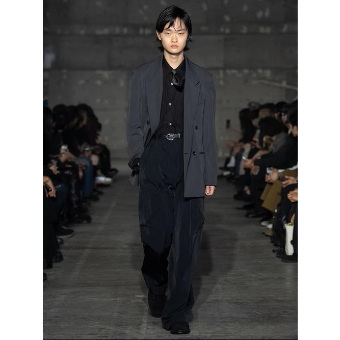 ATTACHMENT・アタッチメント/COW LEATHER WESTERN BELT/BLACKの画像