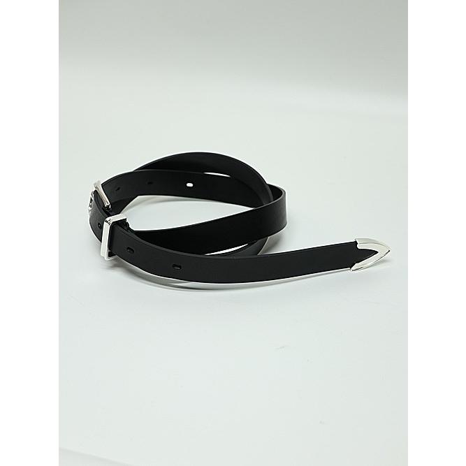 ATTACHMENT・アタッチメント/COW LEATHER WESTERN BELT/BLACKの画像