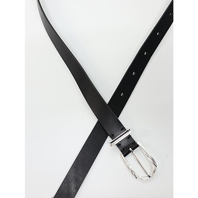 ATTACHMENT・アタッチメント/COW LEATHER WESTERN BELT/BLACKの画像