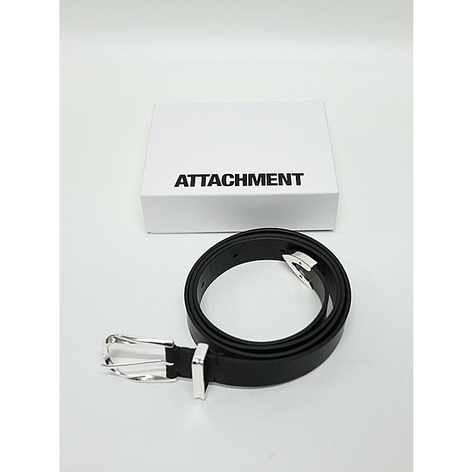 ATTACHMENT・アタッチメント/COW LEATHER WESTERN BELT/BLACKの画像