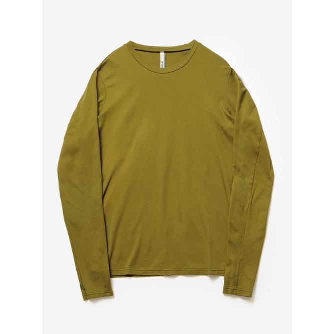 (予約品）7〜8月入荷予定/ATTACHMENT・アタッチメント/BRUSHED YARN SMOOTH SLIM FIT L/S TEE/D.YELLOW | ATTACHMENT