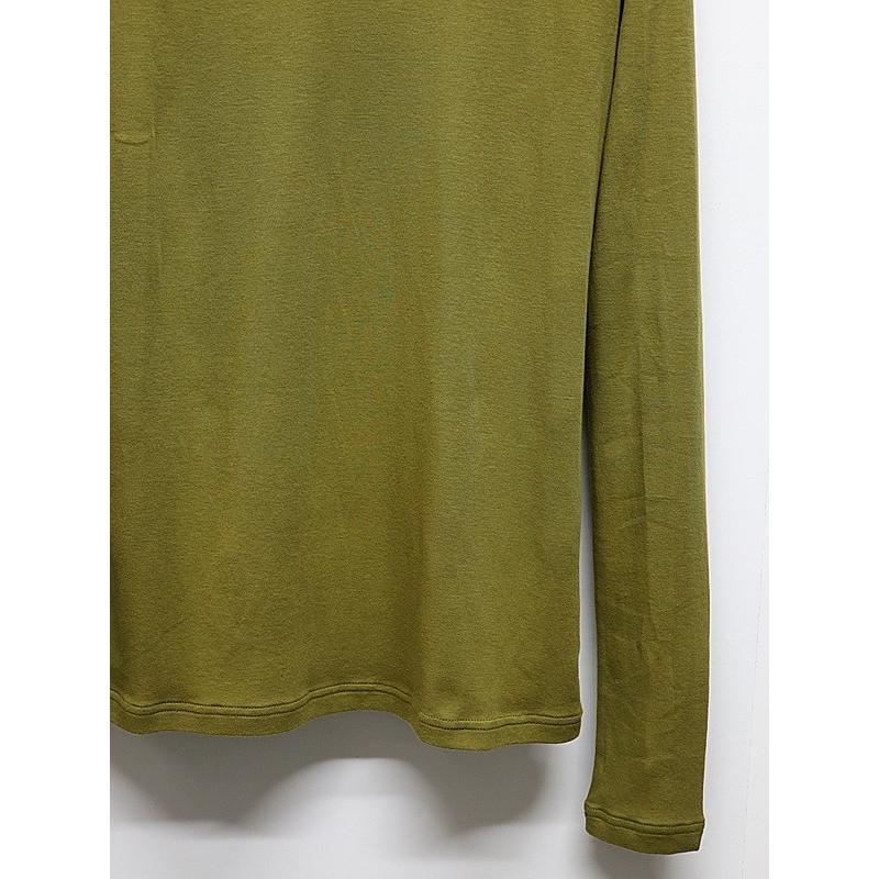 ATTACHMENT・アタッチメント/BRUSHED YARN SMOOTH SLIM FIT L/S TEE/D.YELLOW | ATTACHMENT | 02