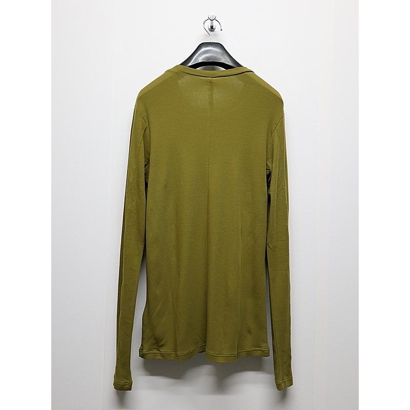 ATTACHMENT・アタッチメント/BRUSHED YARN SMOOTH SLIM FIT L/S TEE/D.YELLOW | ATTACHMENT | 05