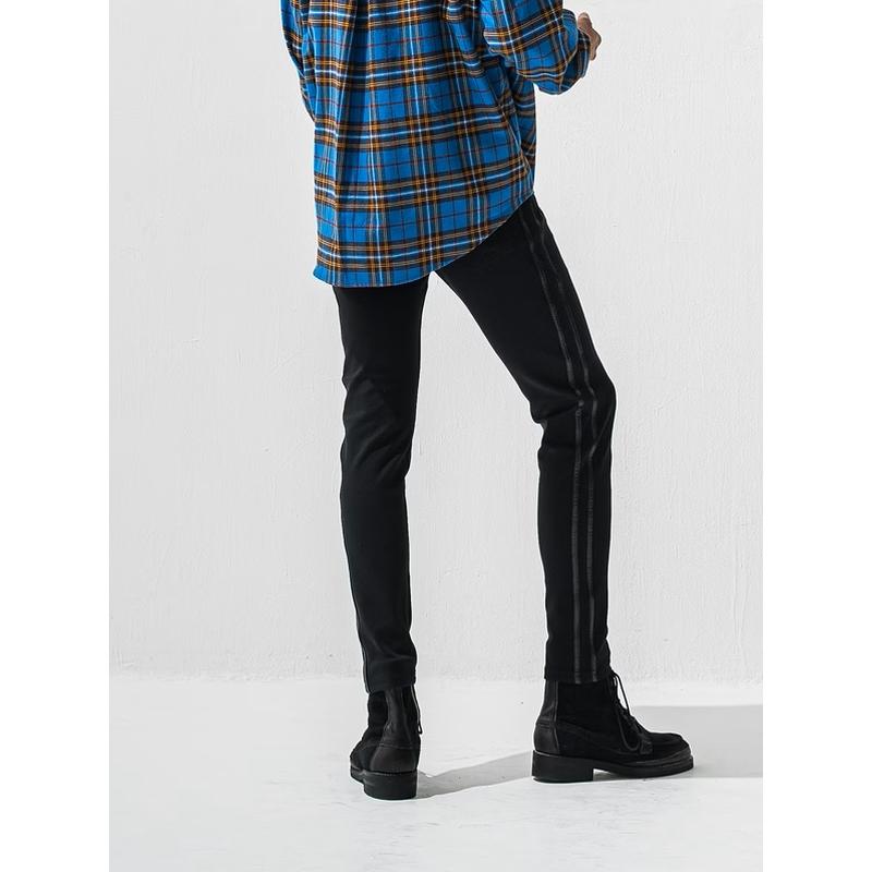 (予約品）1〜2月入荷予定/42TH RESOUND CLOTHING・リサウンドクロージング/SUPER TIGHT TAPERD Blind LINE PT/BKLBK | RESOUND CLOTHING | 03