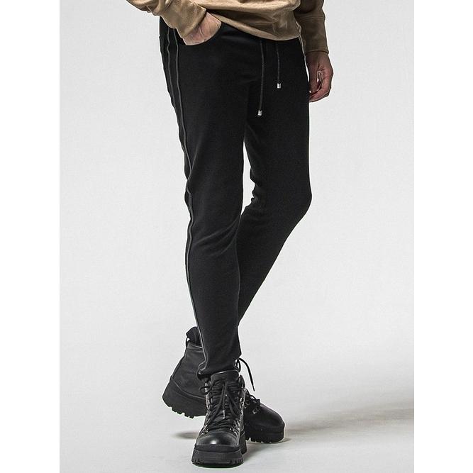 (予約品）1〜2月入荷予定/38TH RESOUND CLOTHING・リサウンドクロージング/SUPER TIGHT TAPERD Blind LINE PT/BKLBK | RESOUND CLOTHING | 02