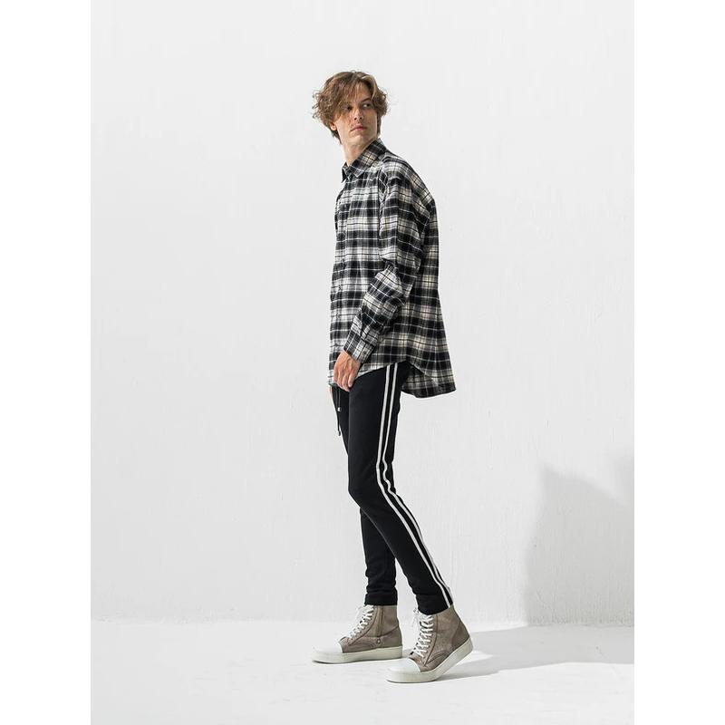 (予約品）1〜2月入荷予定/42TH RESOUND CLOTHING・リサウンドクロージング/SUPER TIGHT TAPERD Blind LINE PT/BLACK | RESOUND CLOTHING | 07