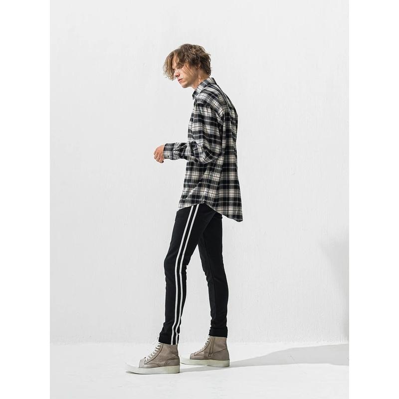 (予約品）1〜2月入荷予定/42TH RESOUND CLOTHING・リサウンドクロージング/SUPER TIGHT TAPERD Blind LINE PT/BLACK | RESOUND CLOTHING | 08