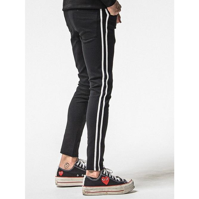 (予約品）1〜2月入荷予定/38TH RESOUND CLOTHING・リサウンドクロージング/SUPER TIGHT TAPERD Blind LINE PT/BLACK | RESOUND CLOTHING | 02