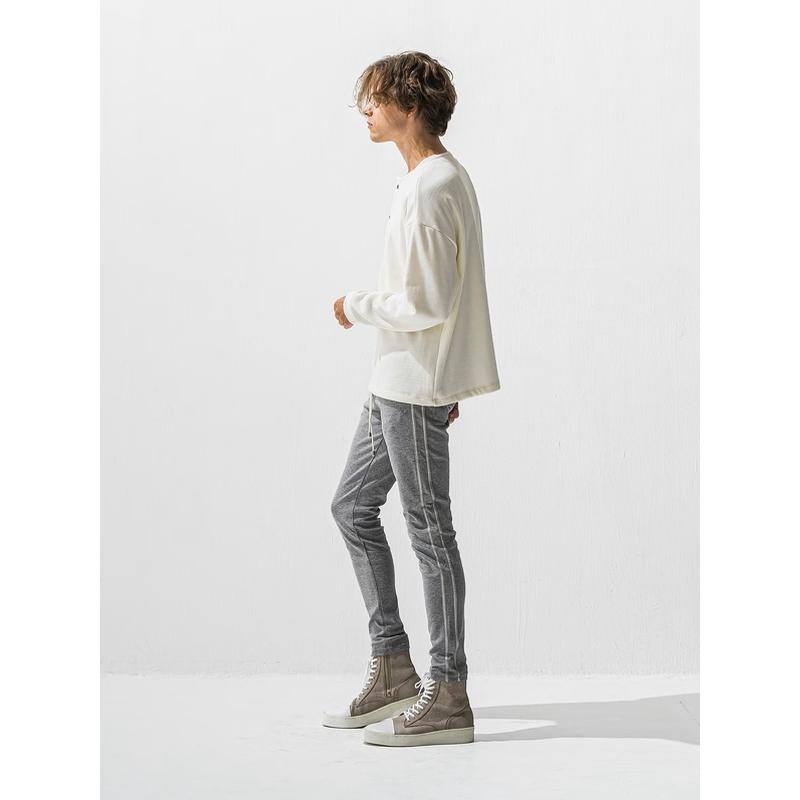 (予約品）1〜2月入荷予定/42TH RESOUND CLOTHING・リサウンドクロージング/SUPER TIGHT TAPERD Blind LINE PT/GREYSILVER | RESOUND CLOTHING | 07