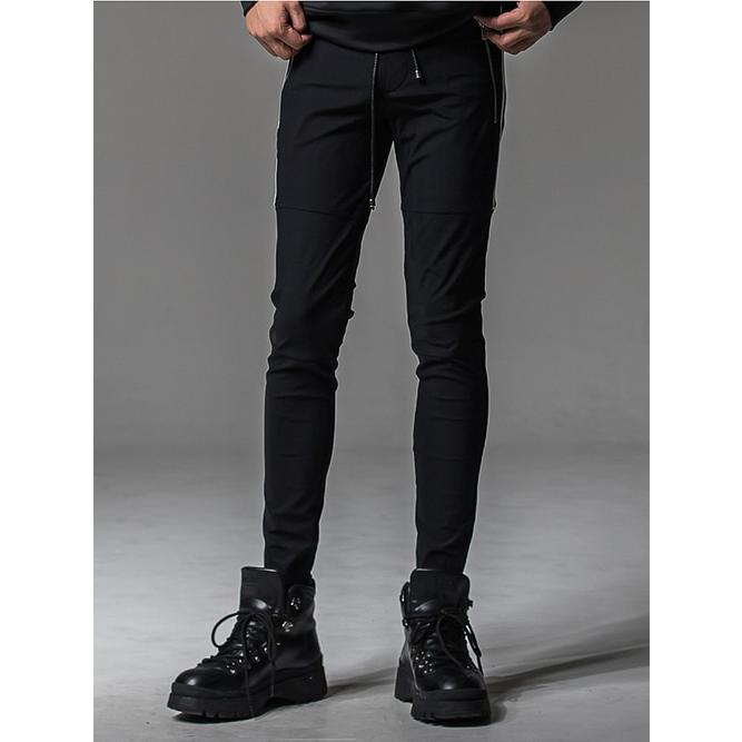 RESOUND CLOTHING・リサウンドクロージング/SUPER TIGHT TAPERD Johnson LINE NYLON PT/BKWH | RESOUND CLOTHING | 01