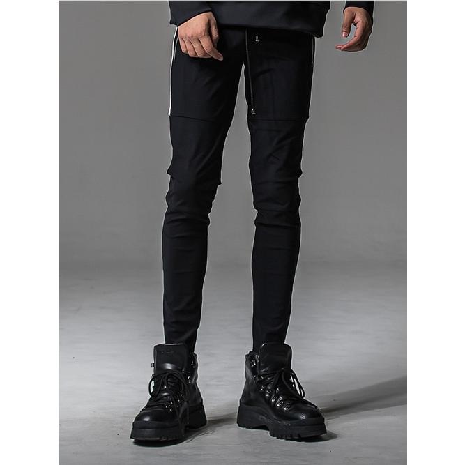 RESOUND CLOTHING・リサウンドクロージング/SUPER TIGHT TAPERD Johnson LINE NYLON PT/BKWH | RESOUND CLOTHING | 03