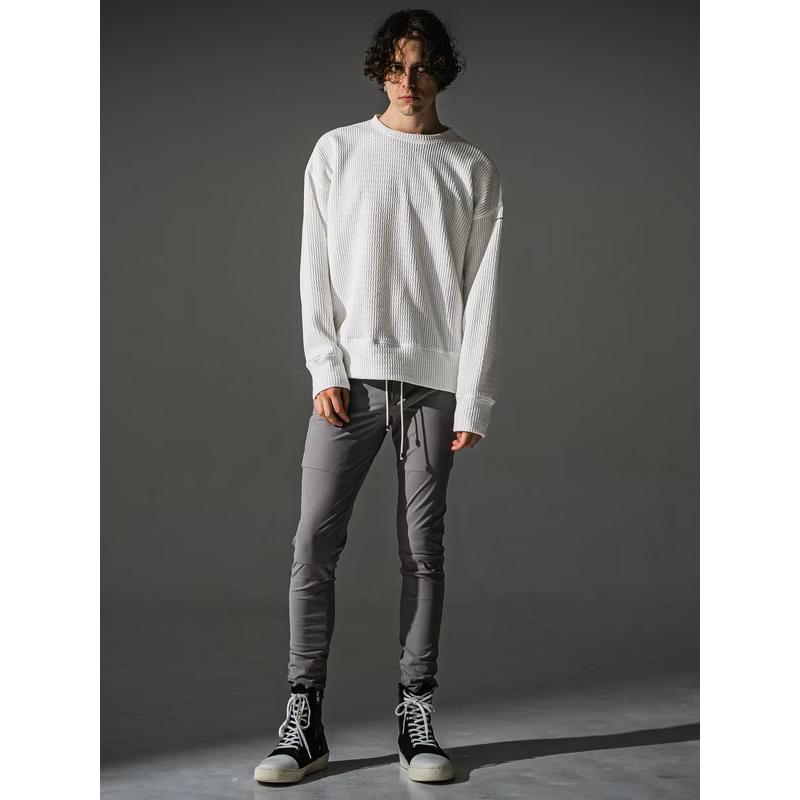 (予約品）8〜9月入荷予定/41TH RESOUND CLOTHING・リサウンドクロージング/SUPER TIGHT TAPERD Johnson LINE NYLON PT/GREYWH | RESOUND CLOTHING | 05