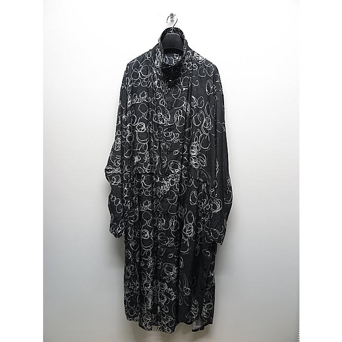 ファッションなデザイン Nude Masahiko Maruyama Coat Black Oversized Print Inkjet Kitamura Haruka ヌード マサヒコマルヤマ Distortion3 Maruyama 予約品 2 3月入荷 Nude Masahiko コート ヌードマサヒコマルヤマ コート アウター Albinofoundation Org